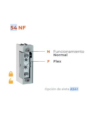 CERRADERO ELEC. 67mm AC/DC 8/12V 54 AAF